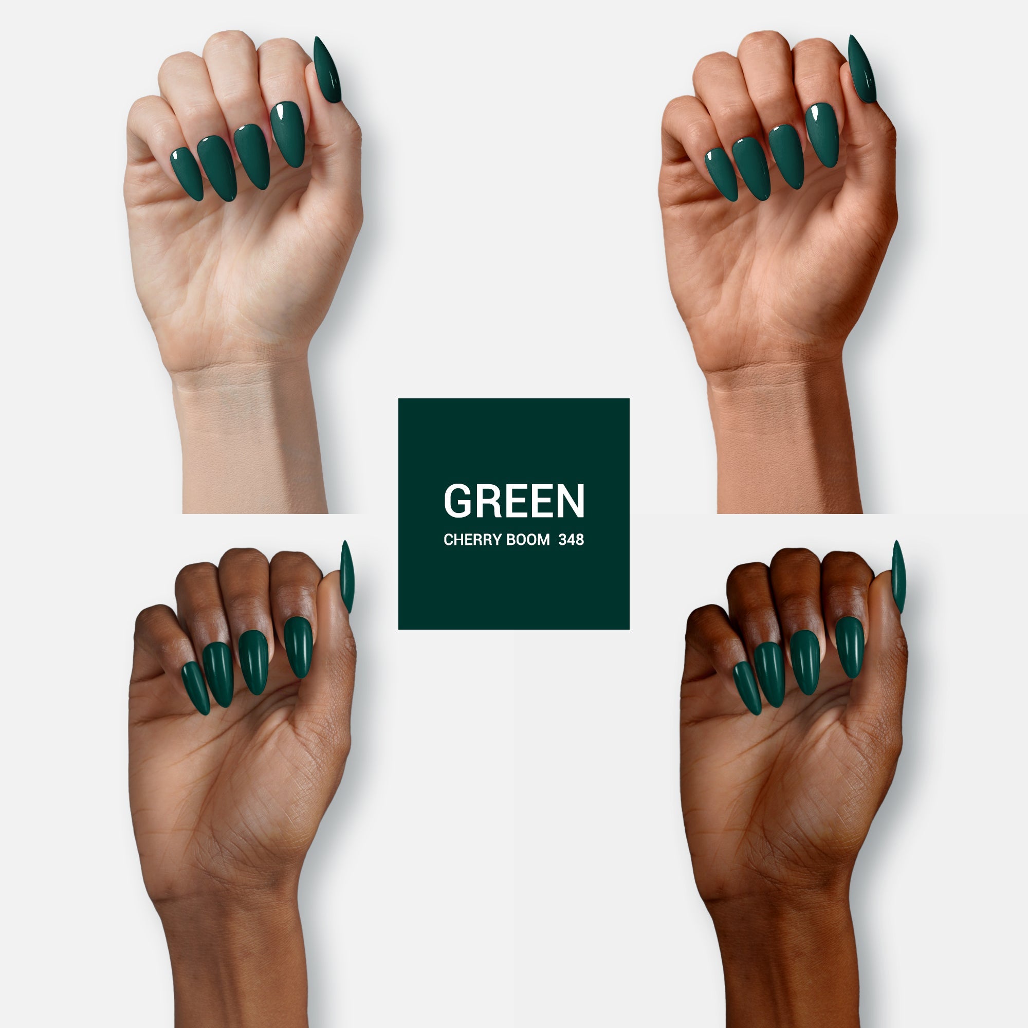 348 Lush Moss - TPO-Free Thick Nail Gel Polish(15ml) - 图片2