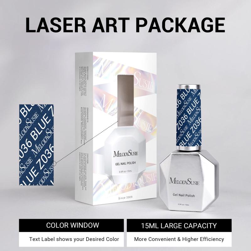 Z036 Magical Ocean Blue - TPO-Free Thick Gel Nail Polish(15ml)