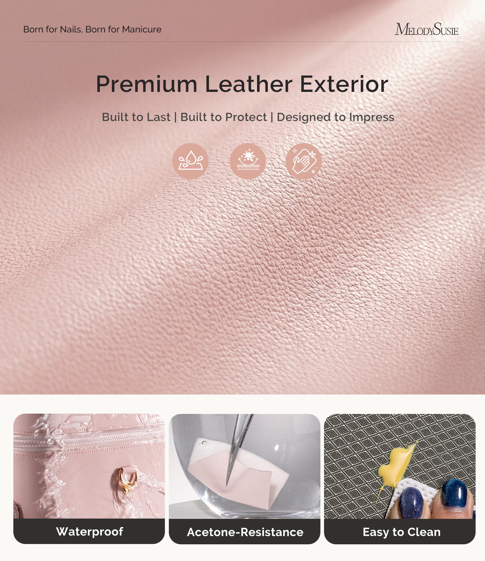 ManiCaddy Partitioned Storage Case for Manicure Tools - 图片5