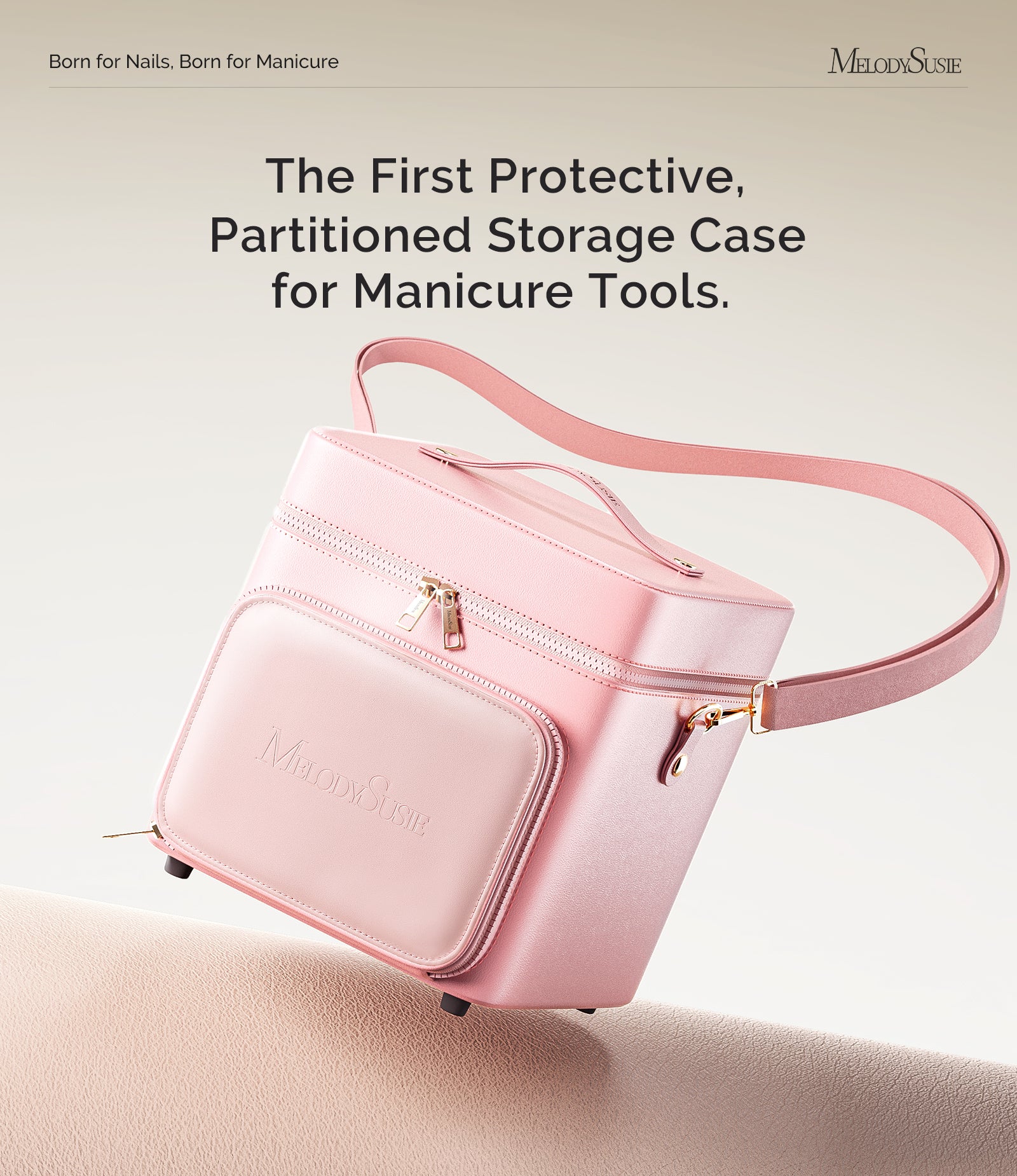 ManiCaddy Partitioned Storage Case for Manicure Tools - 图片2