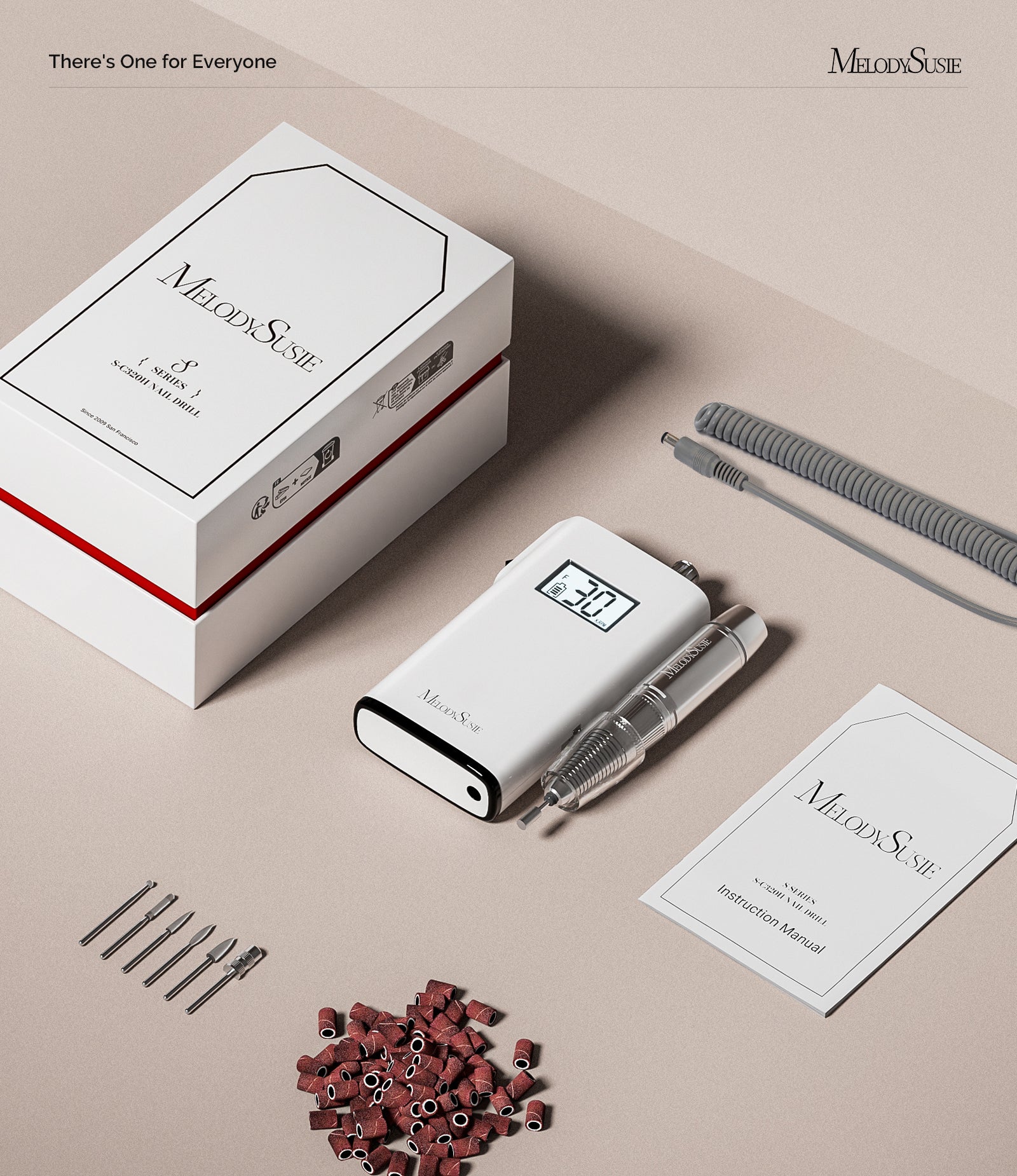 Manicure Beginner Scamander Nail Drill Kit - 图片7