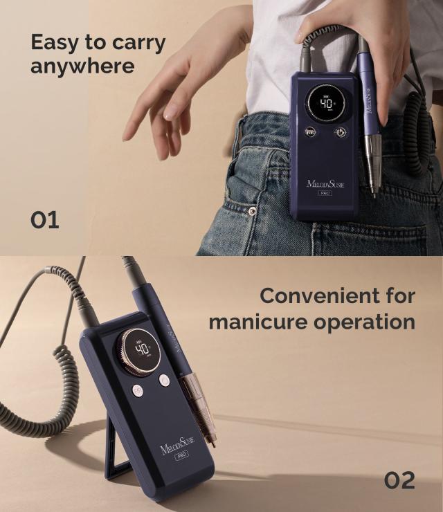 MB420G Rechargeable 40000RPM Nail Drill Gift Box