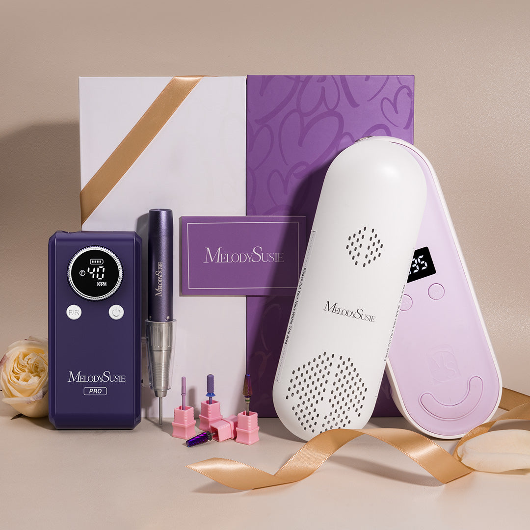 MB420G Rechargeable 40000RPM Nail Drill Gift Box - 图片9