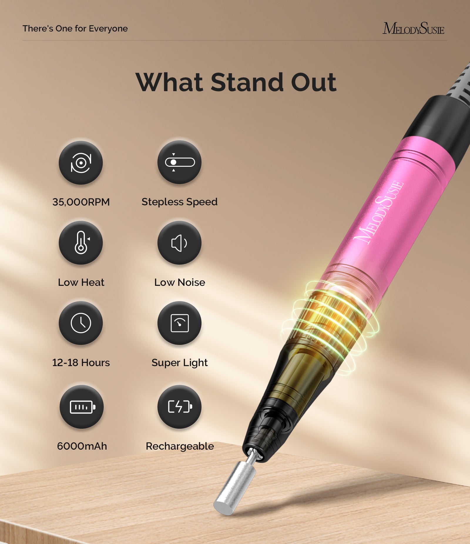 MB450E Brushless Motor Nail Drill Gift Box - 图片8