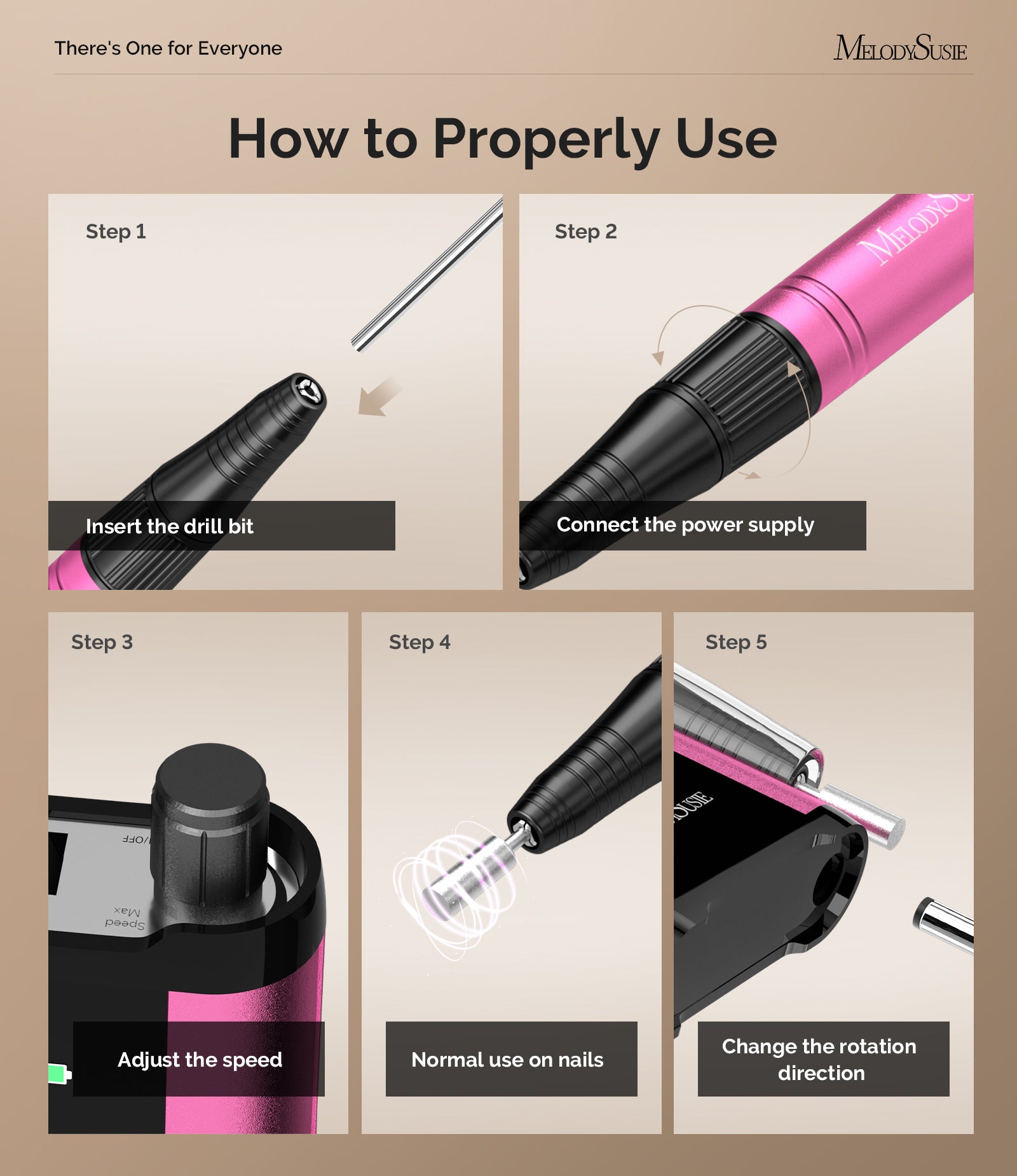 MB450E Brushless Motor Nail Drill Gift Box - 图片10