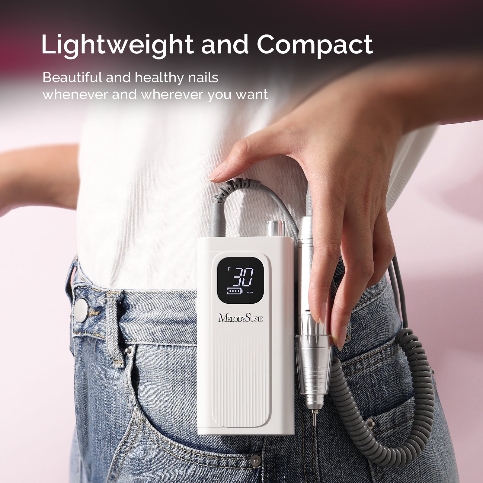 Melodysusie x Prettyndivine SC300F Nail Drill & P-Plus30G Nail Lamp Gift Box - Image5