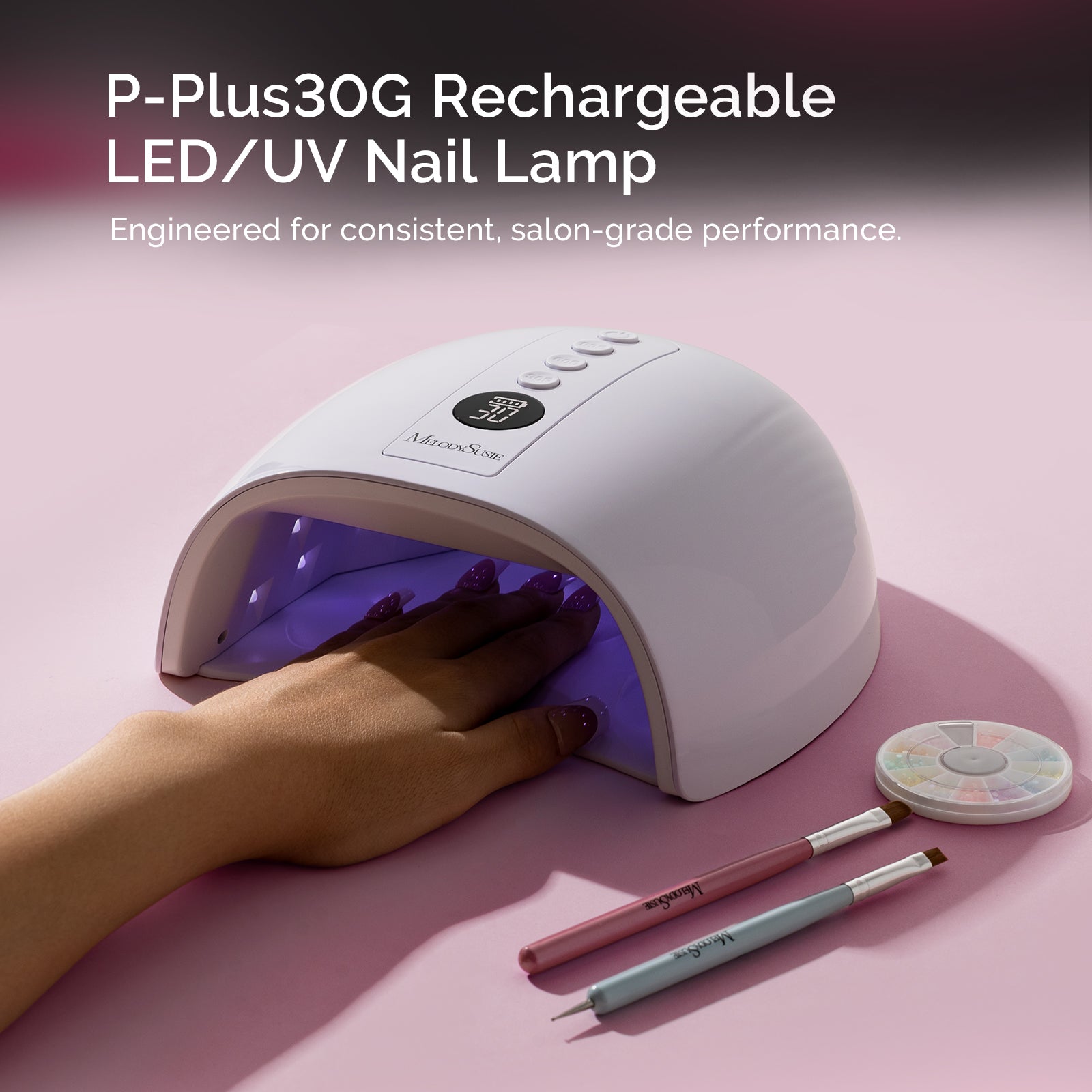 Melodysusie x Prettyndivine SC300F Nail Drill & P-Plus30G Nail Lamp Gift Box - Image6