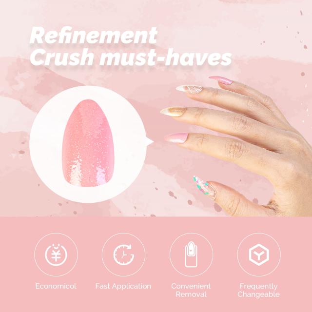 Mermaid Acrylic Press On Nails Kits