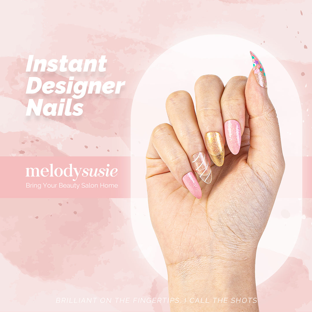 Mermaid Acrylic Press On Nails Kits - 图片2