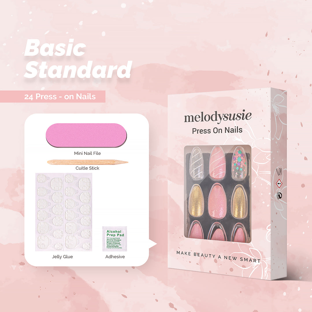 Mermaid Acrylic Press On Nails Kits - 图片3