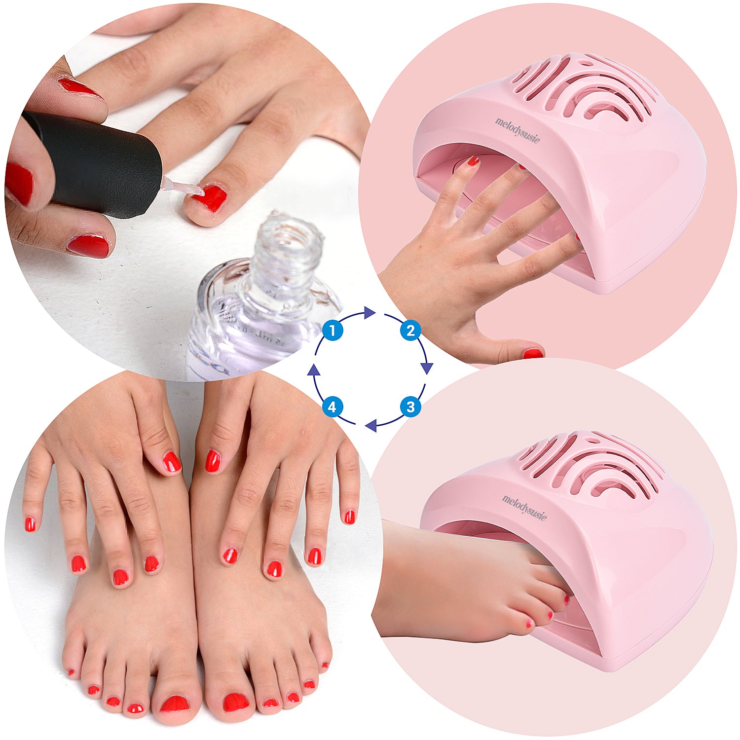 P-Art-Fan Mini Fan Nail Lamp - 图片2