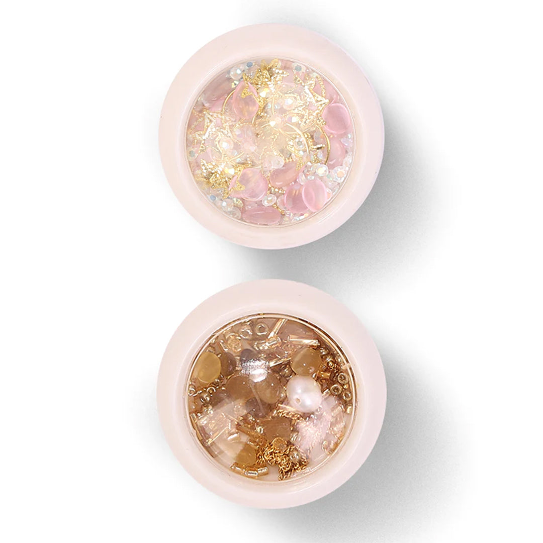 Mixed Rivets Alloy Flatback Crystal Opal Nail Rhinestones - 图片10