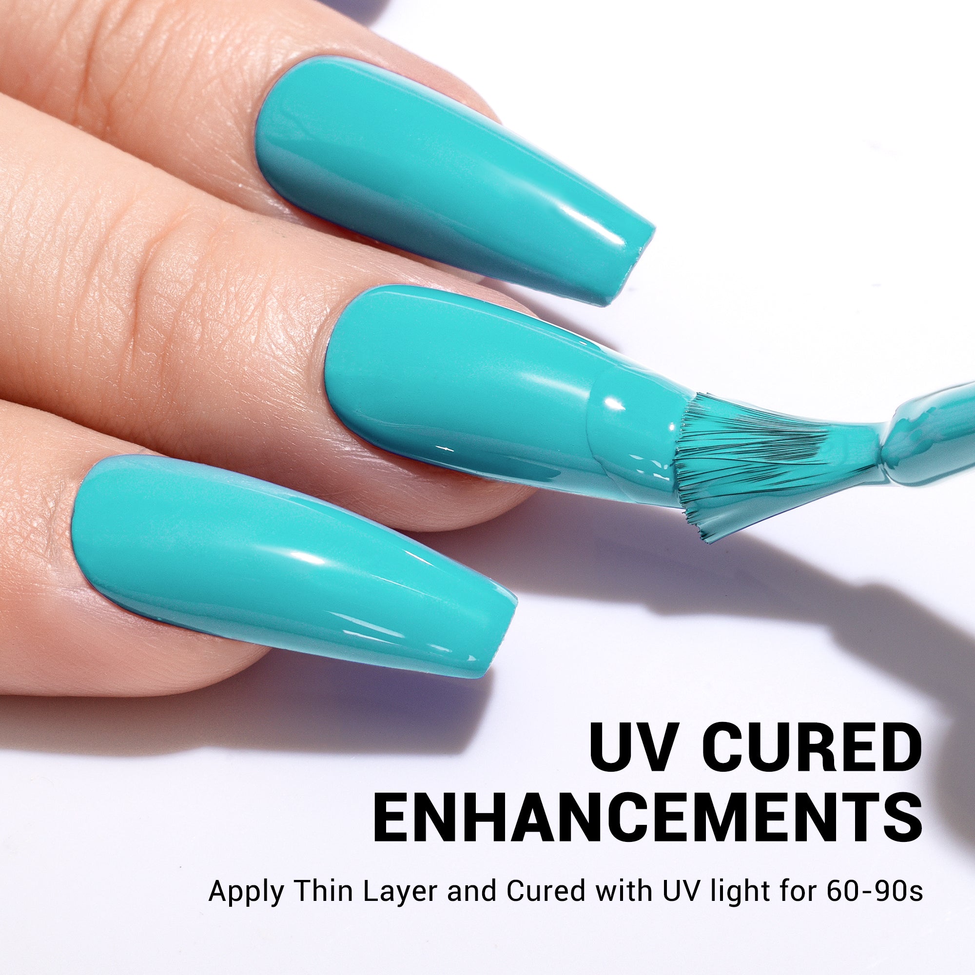 N301 Surf Blue - TPO-Free Thick Gel Nail Polish(15ml) - 图片5