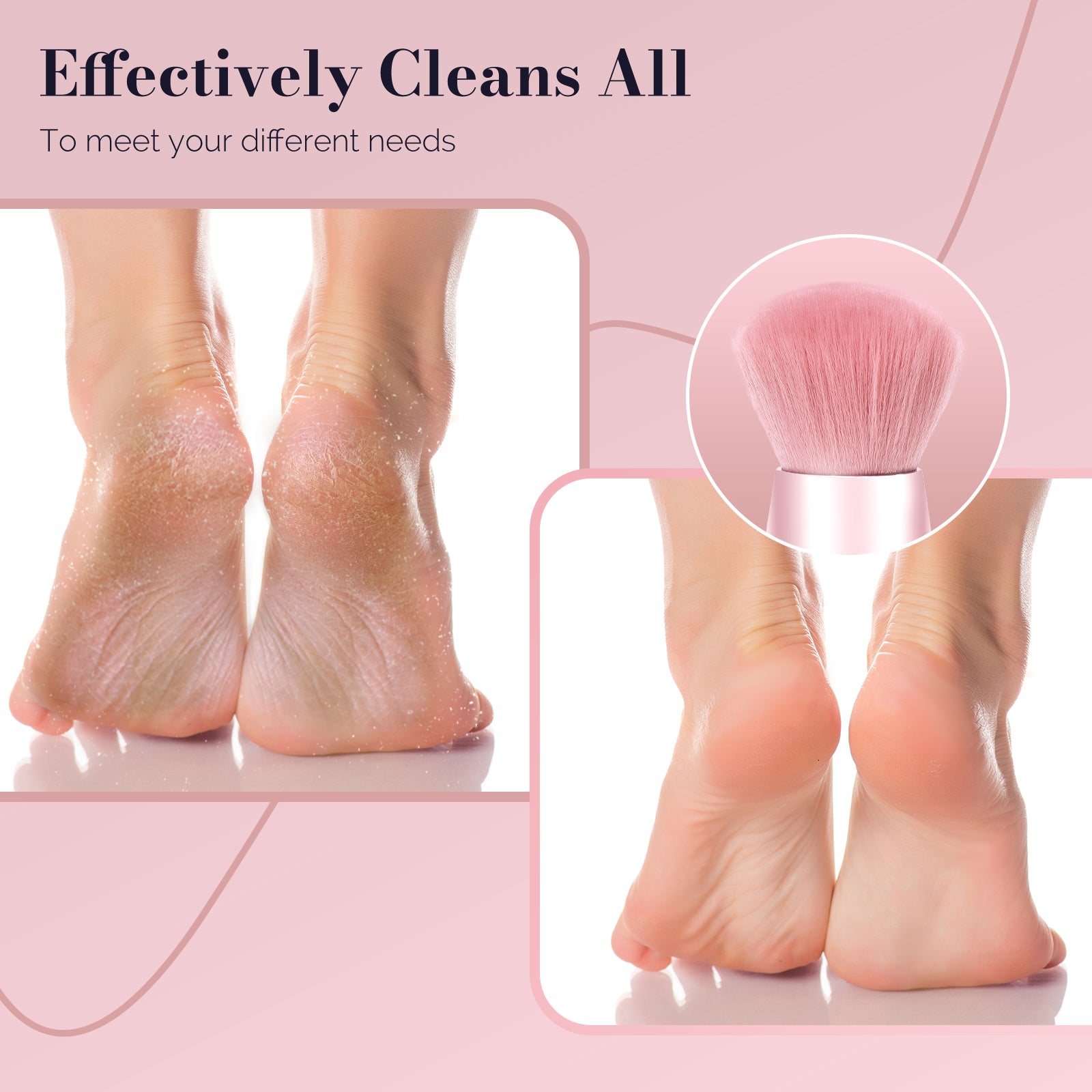 Pink Nail Art Dust Remover Brush - Small Size - 图片5