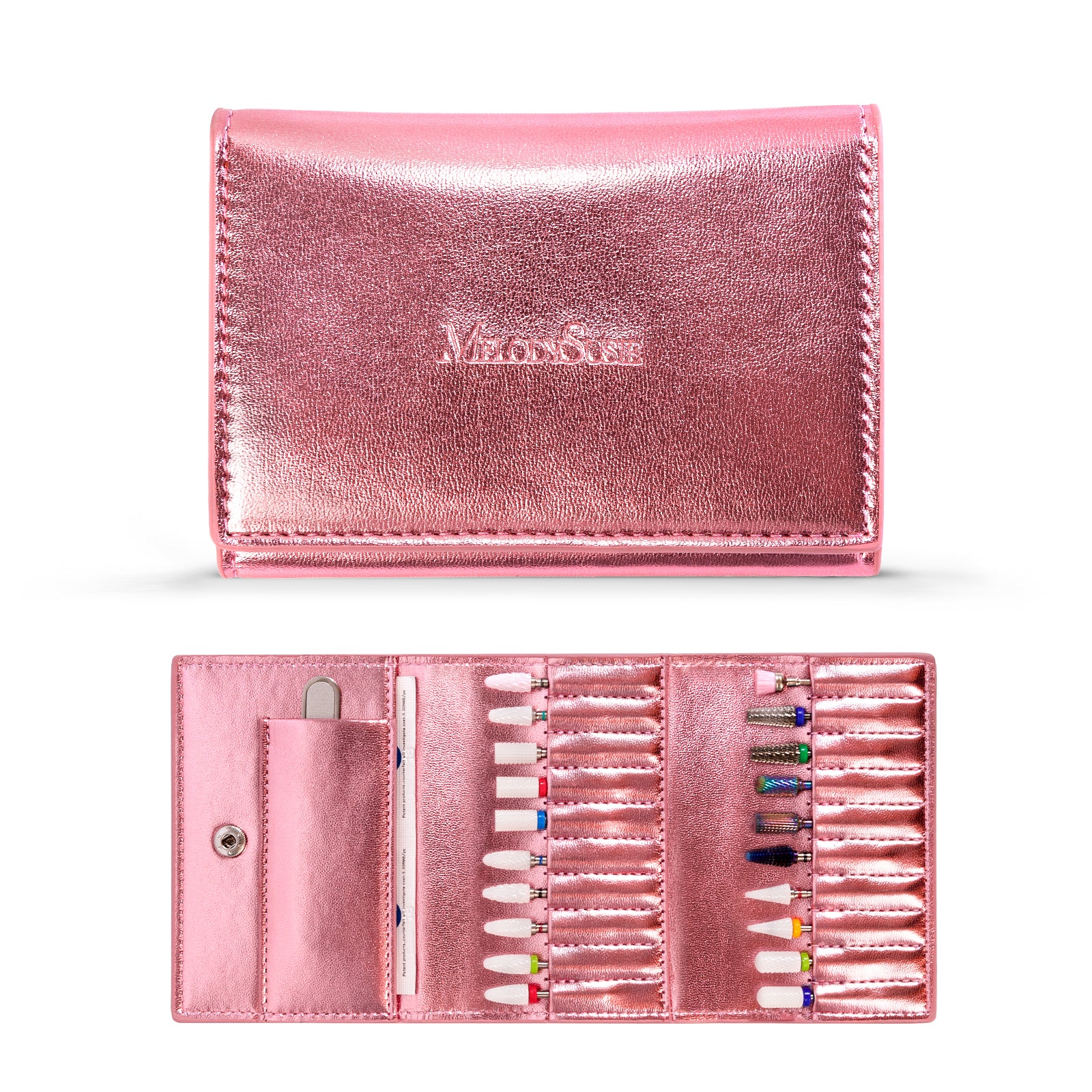 Nail Drill Bits Folding Storage Bag With Gift Box - 图片2