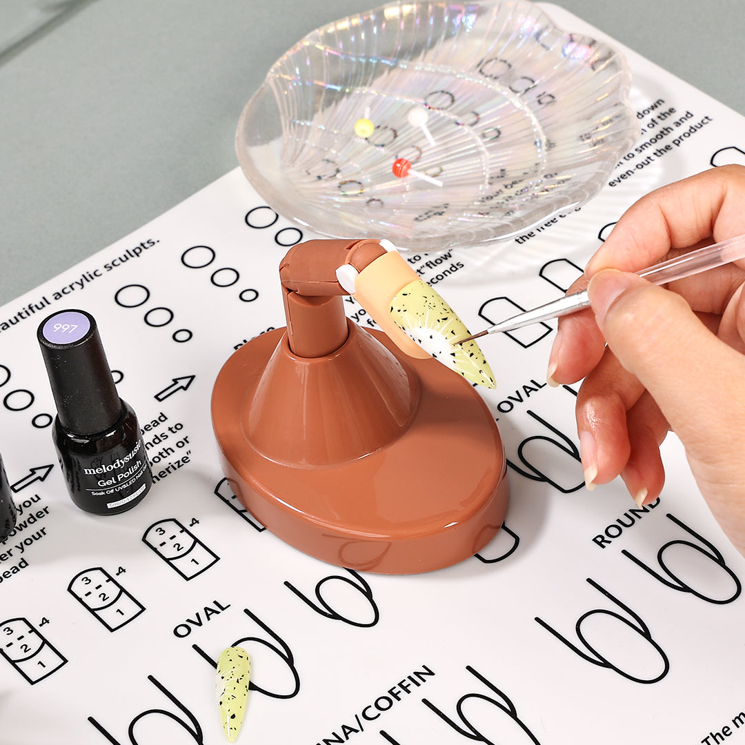 Nail Practice Fingers with Base Stand - 图片2