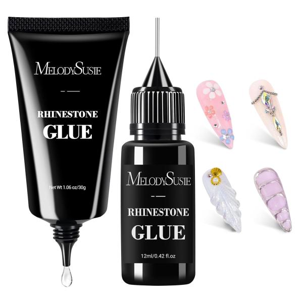 Nail Rhinestone Glue 12ml+30g - 2Pcs