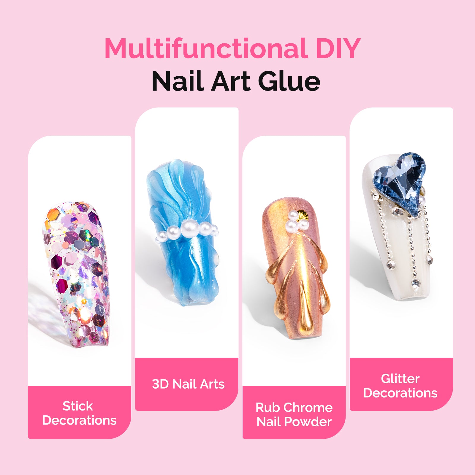 Nail Rhinestone Glue 15g - 2Pcs - 图片4