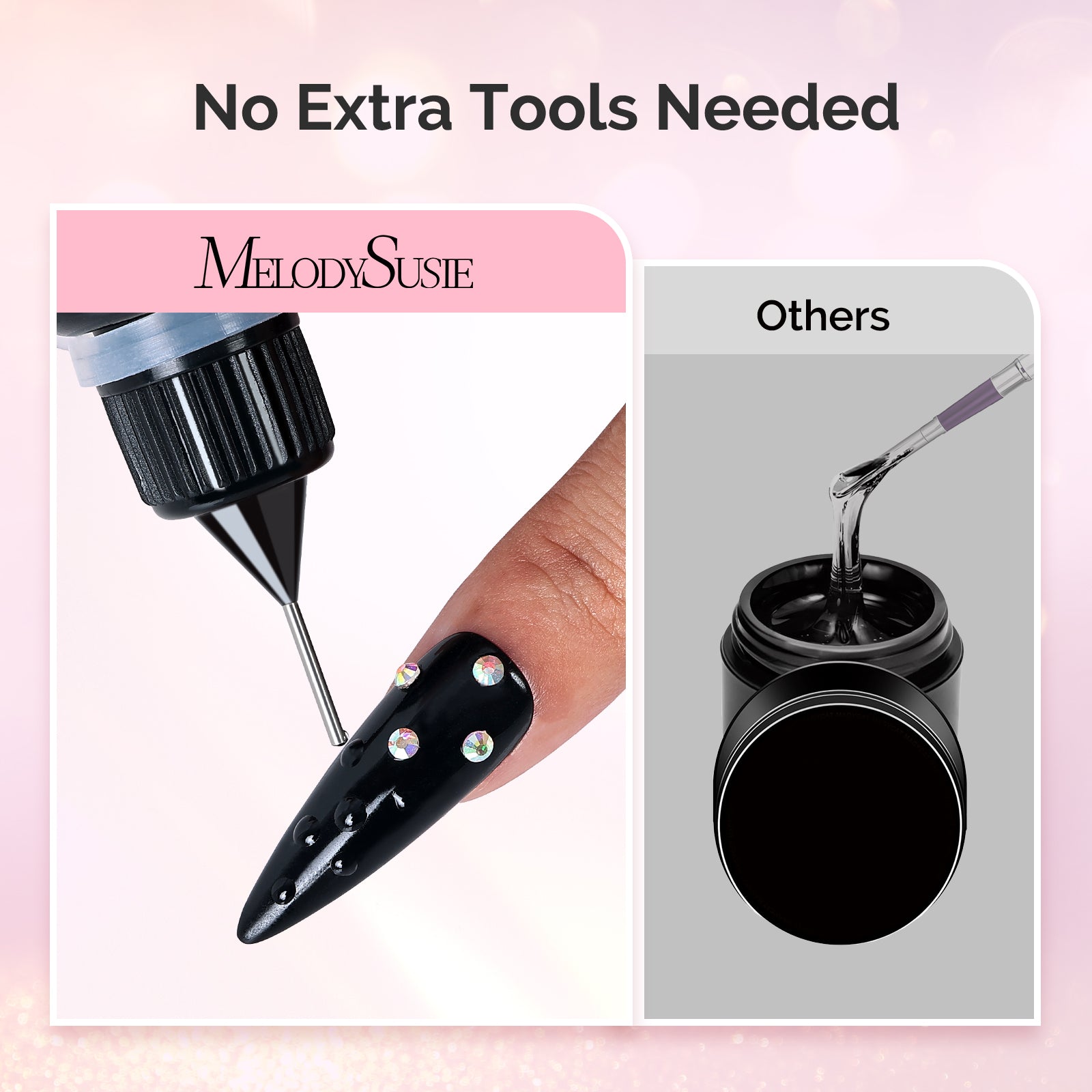 Nail Rhinestone Glue 2Pcs 12ml - 图片3