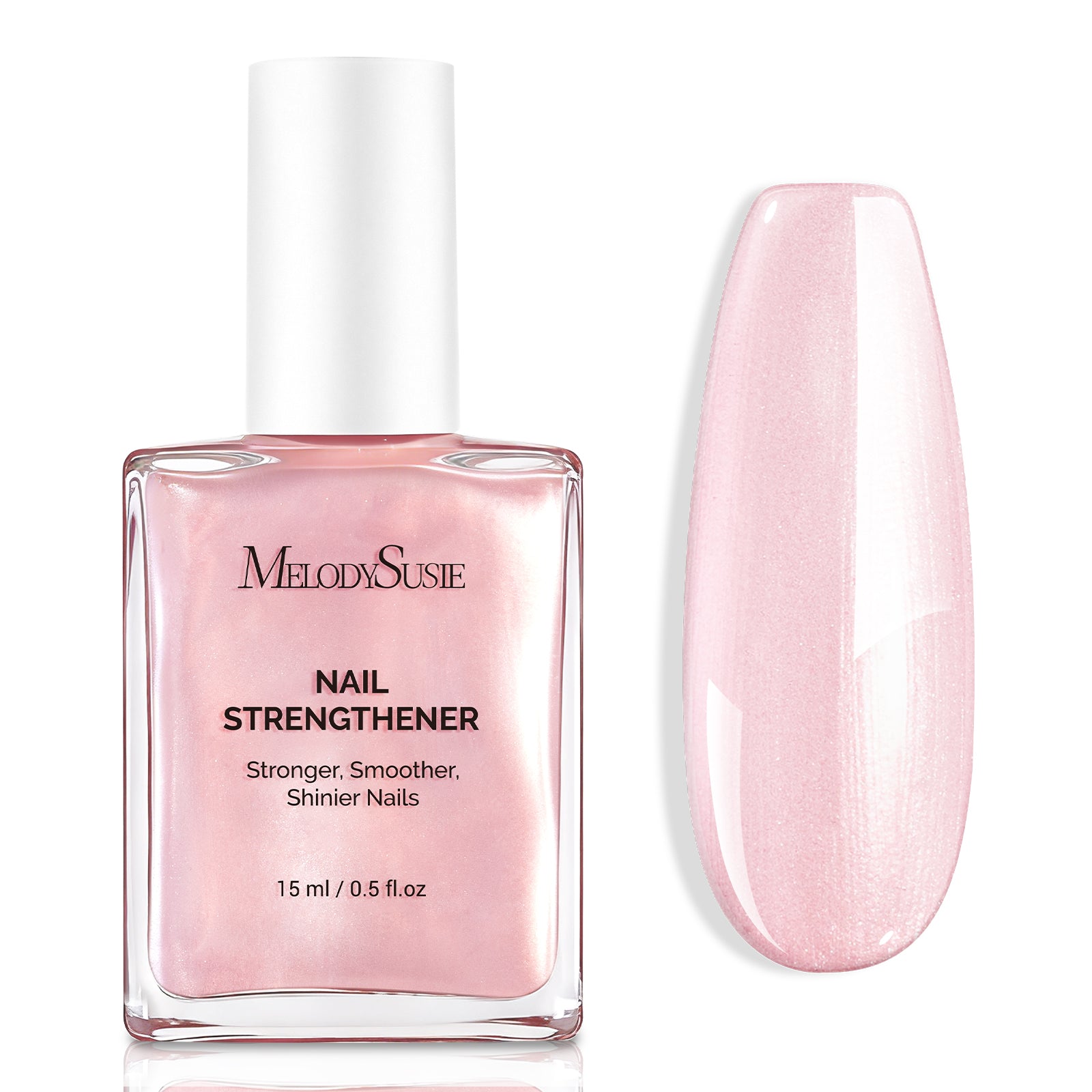 Nail Strengthener and Growth Treatment, 2-in-1 Ridge Filling Base Coat & Glossy Concealer Polish 15ml 0.5 Fl Oz - 图片9