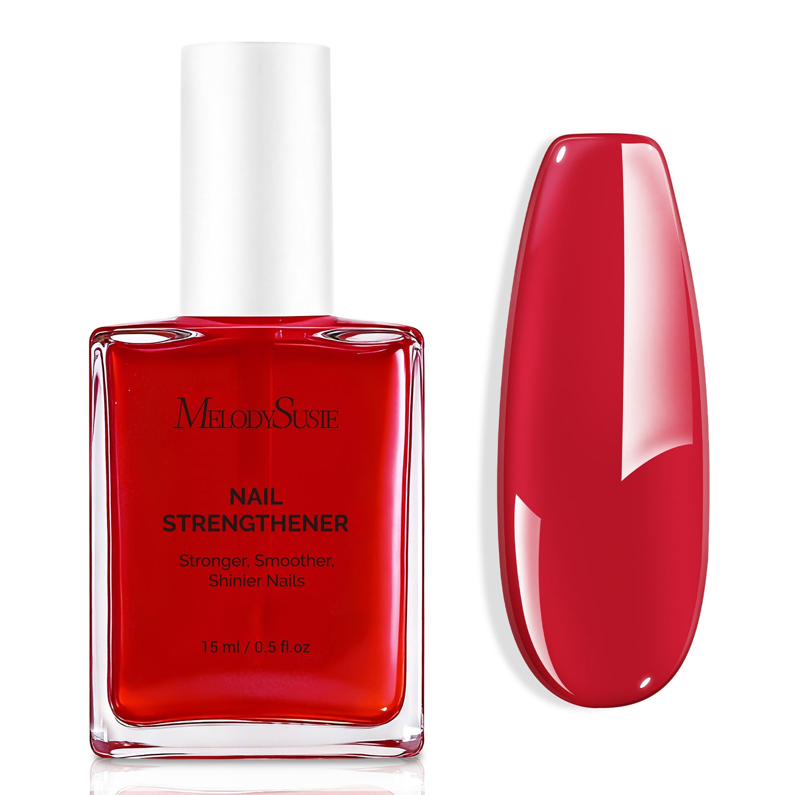 Nail Strengthener and Growth Treatment, 2-in-1 Ridge Filling Base Coat & Glossy Concealer Polish 15ml 0.5 Fl Oz - 图片12