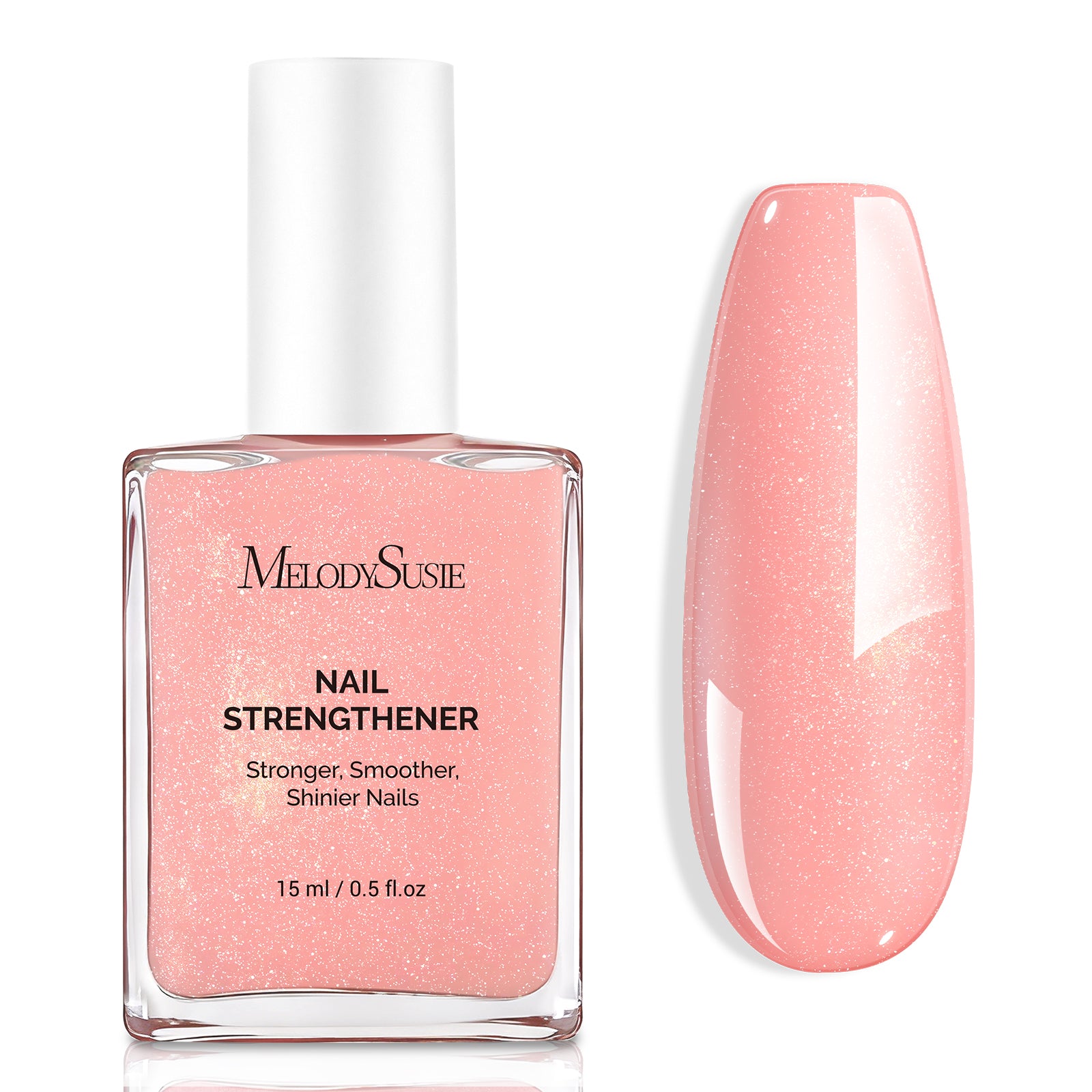 Nail Strengthener and Growth Treatment, 2-in-1 Ridge Filling Base Coat & Glossy Concealer Polish 15ml 0.5 Fl Oz - 图片13