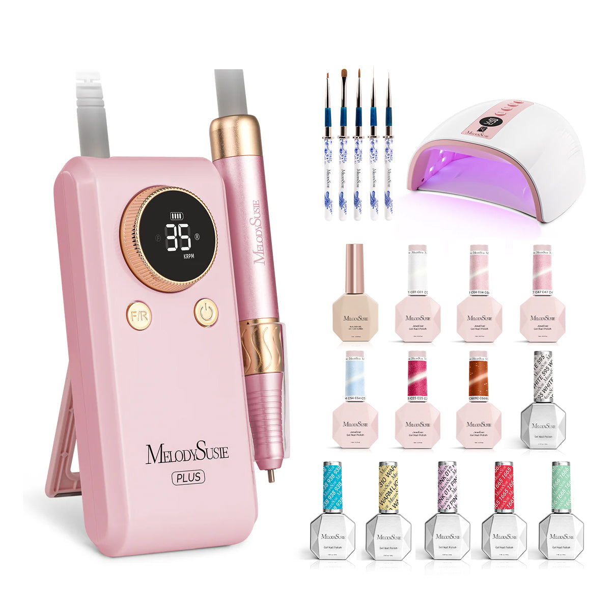 New Triplet Nail Drill Series with Stand - 图片28