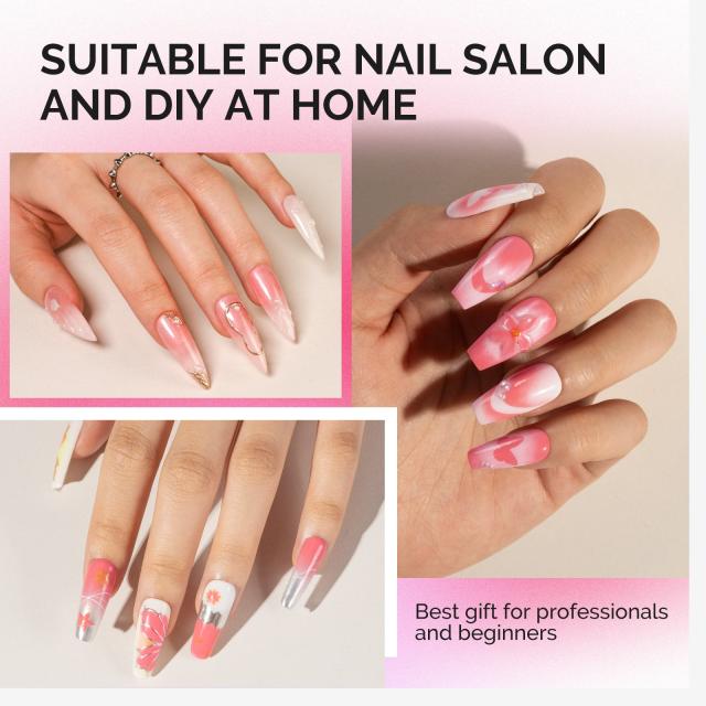 Ombre Nail Brushes 6Pcs