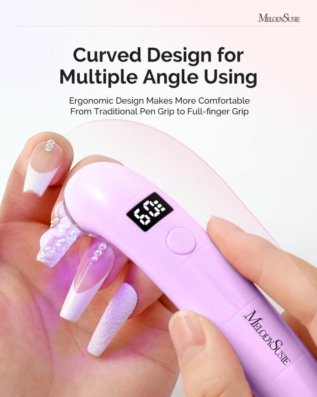 P-ART01A Rechargeable LED/UV Nail Lamp - Purple