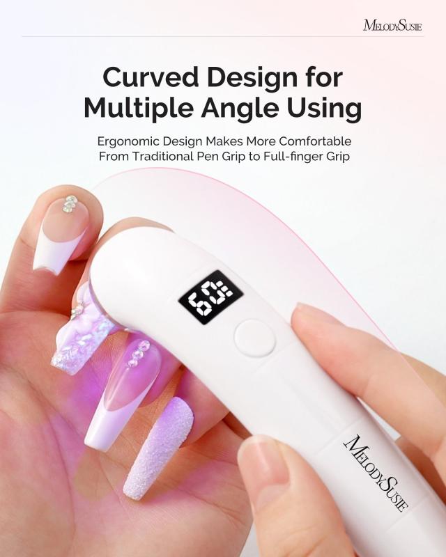 P-ART01A Rechargeable LED/UV Nail Lamp - White