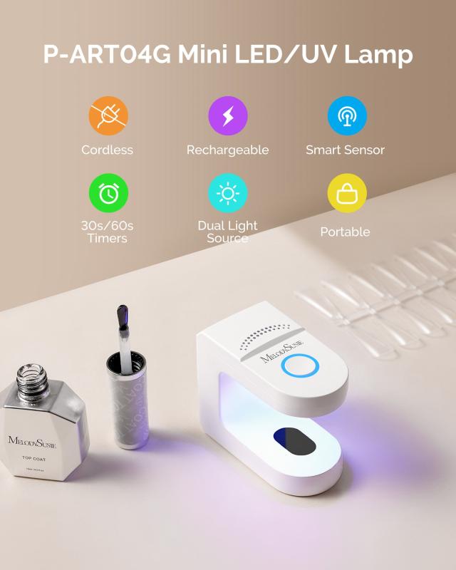 P-ART04G Rechargeable Mini LED/UV Nail Art Lamp
