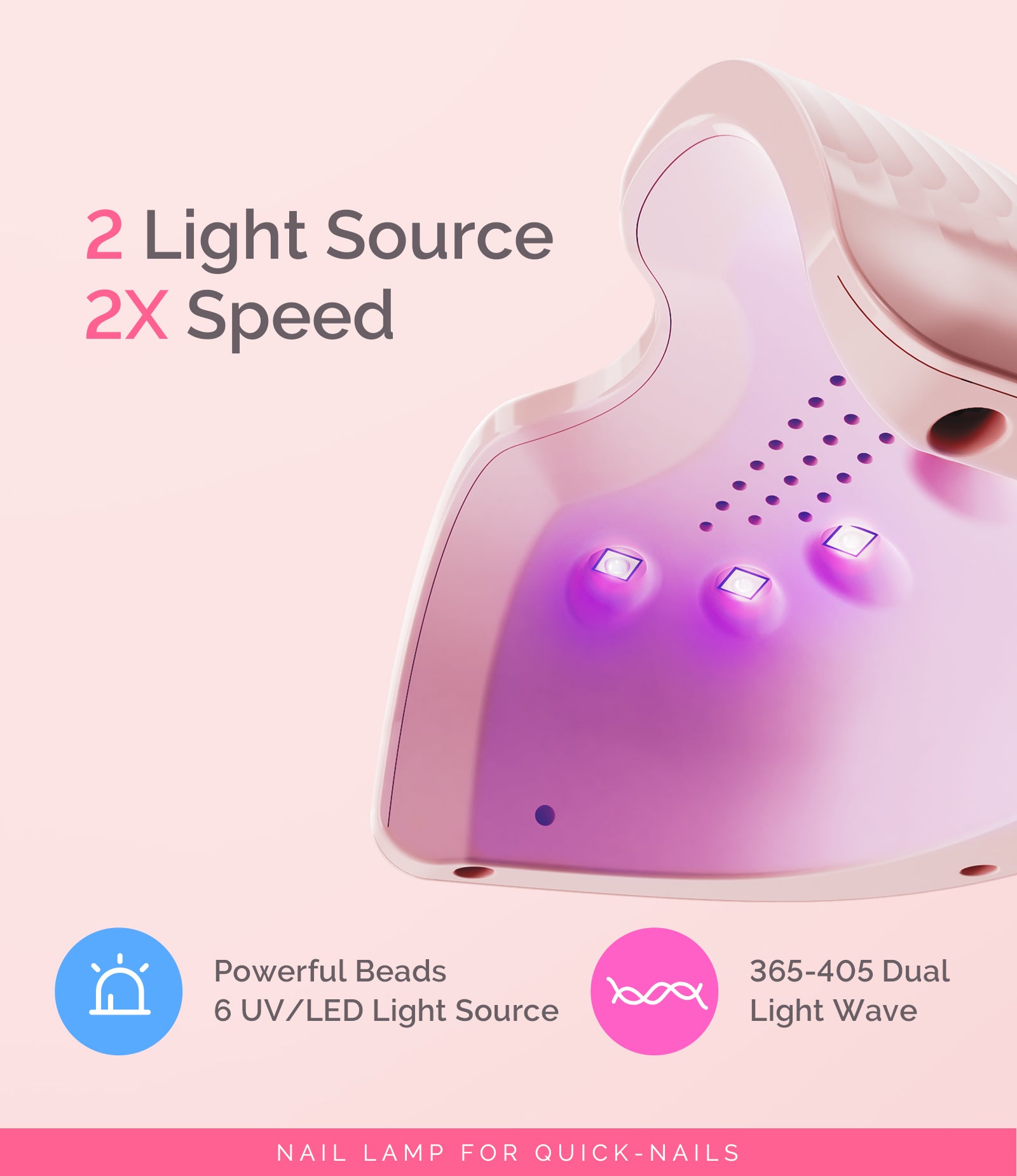 P-ART06F LED/UV Nail Lamp - 图片2