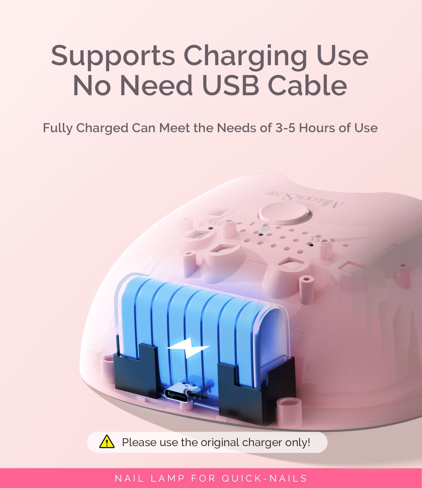 P-ART06G Rechargeable & Cordless LED/UV Nail Lamp - 图片4