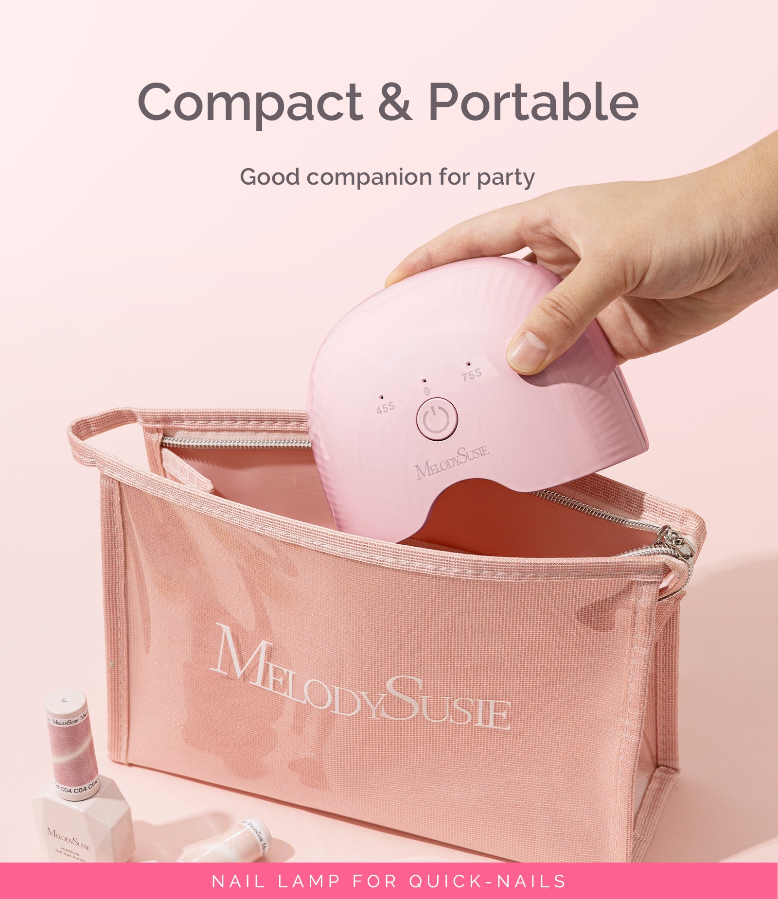 P-ART06G Rechargeable & Cordless LED/UV Nail Lamp - 图片8