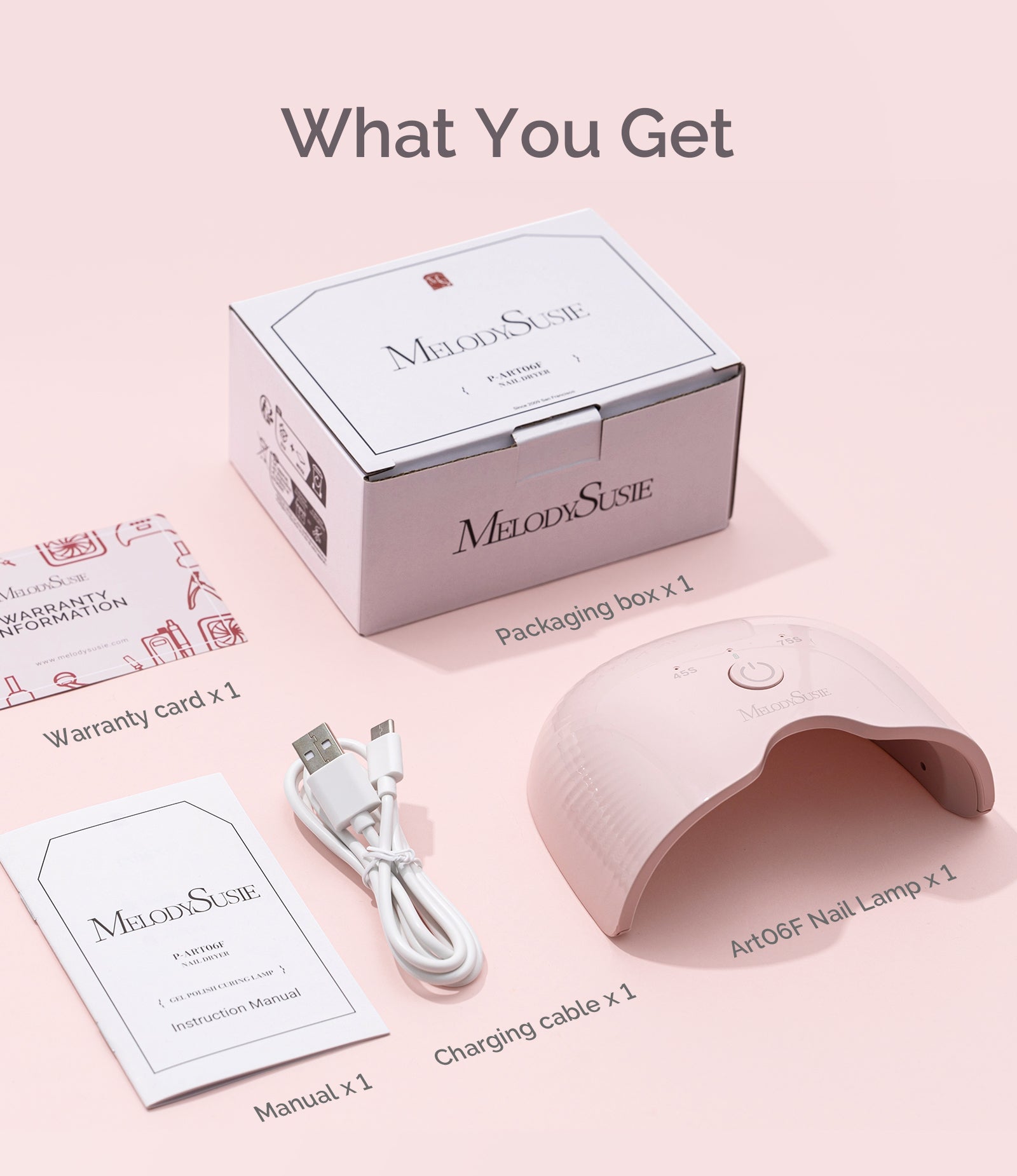 P-ART06G Rechargeable & Cordless LED/UV Nail Lamp - 图片7