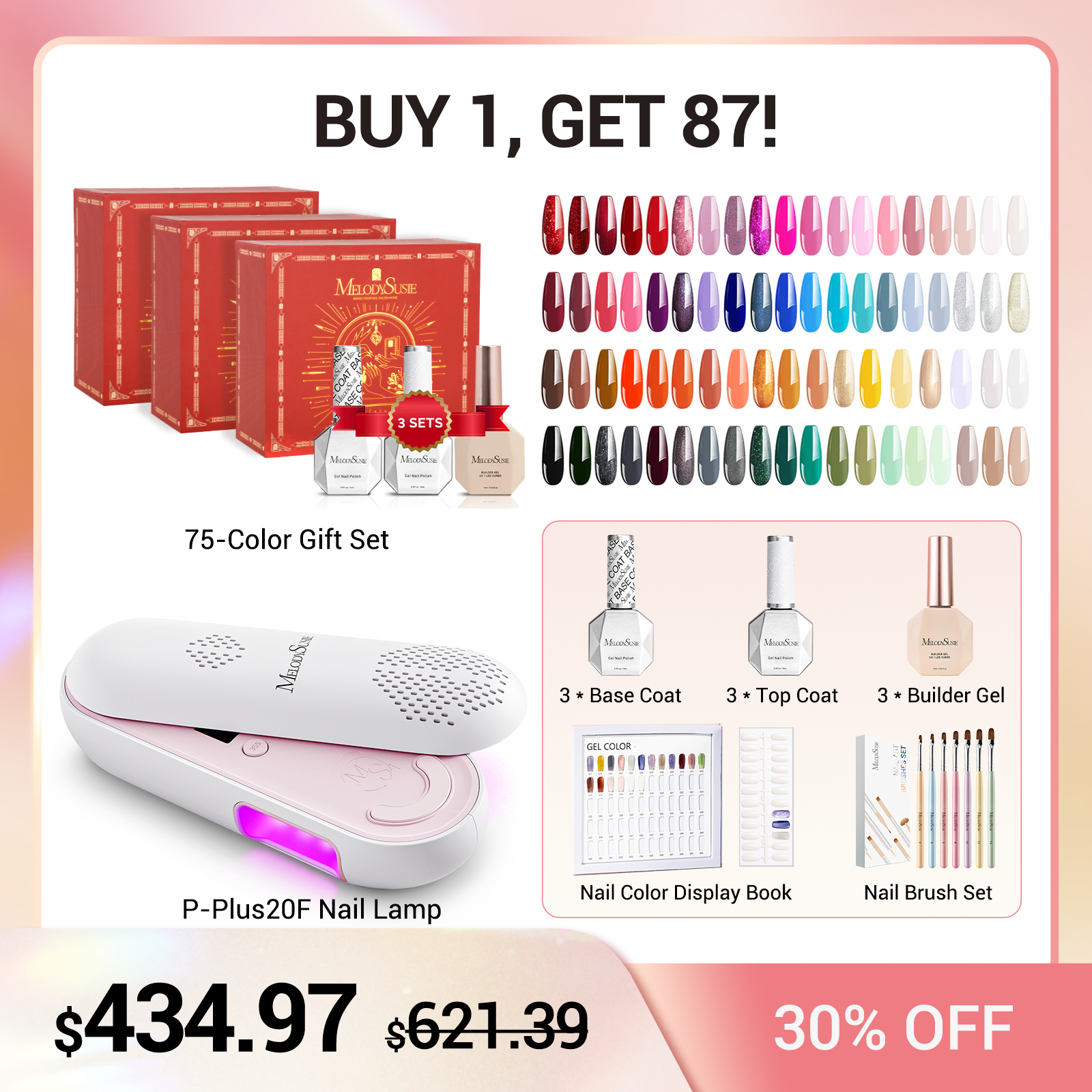 P-Plus20F Innovative UV Protection Rechargeable UV/LED Nail Lamp - 图片19