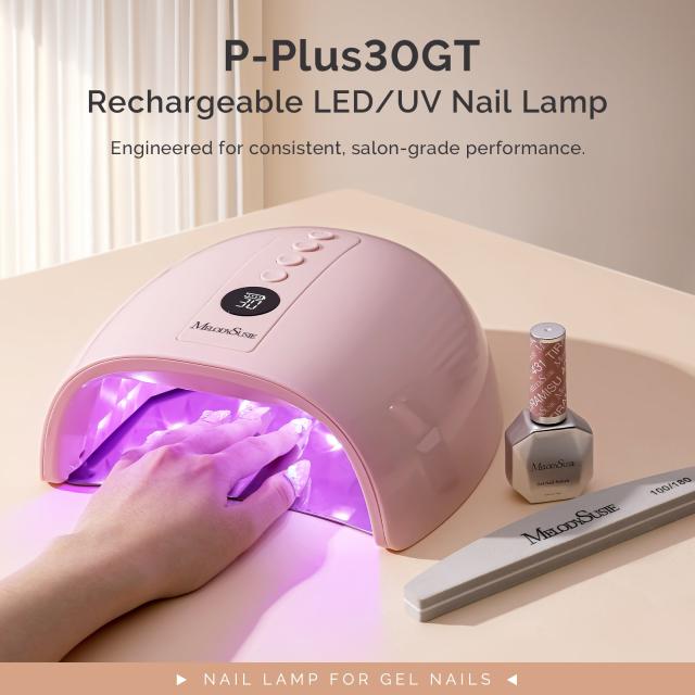 P-PLUS30GT Gel Nail Polishes Kit - Pink