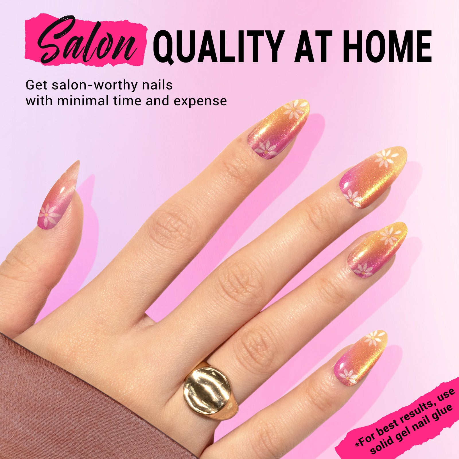 Passion Flowers Press On Nails Kit - US ONLY - 图片4