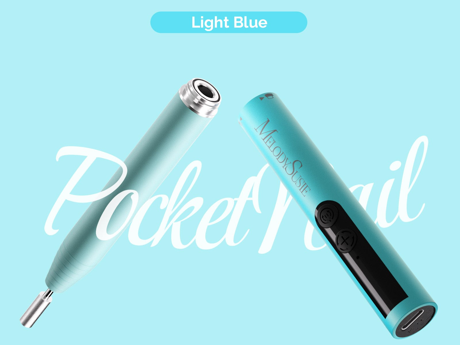 PC100GR Pocket Nail Drill with Power Bar - 图片3