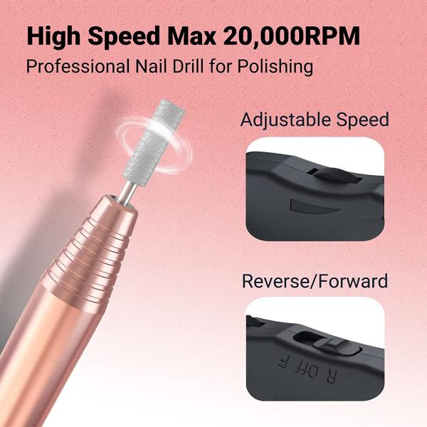 PC120I Pen-Shaped Portable USB Nail Drill 20,000RPM
