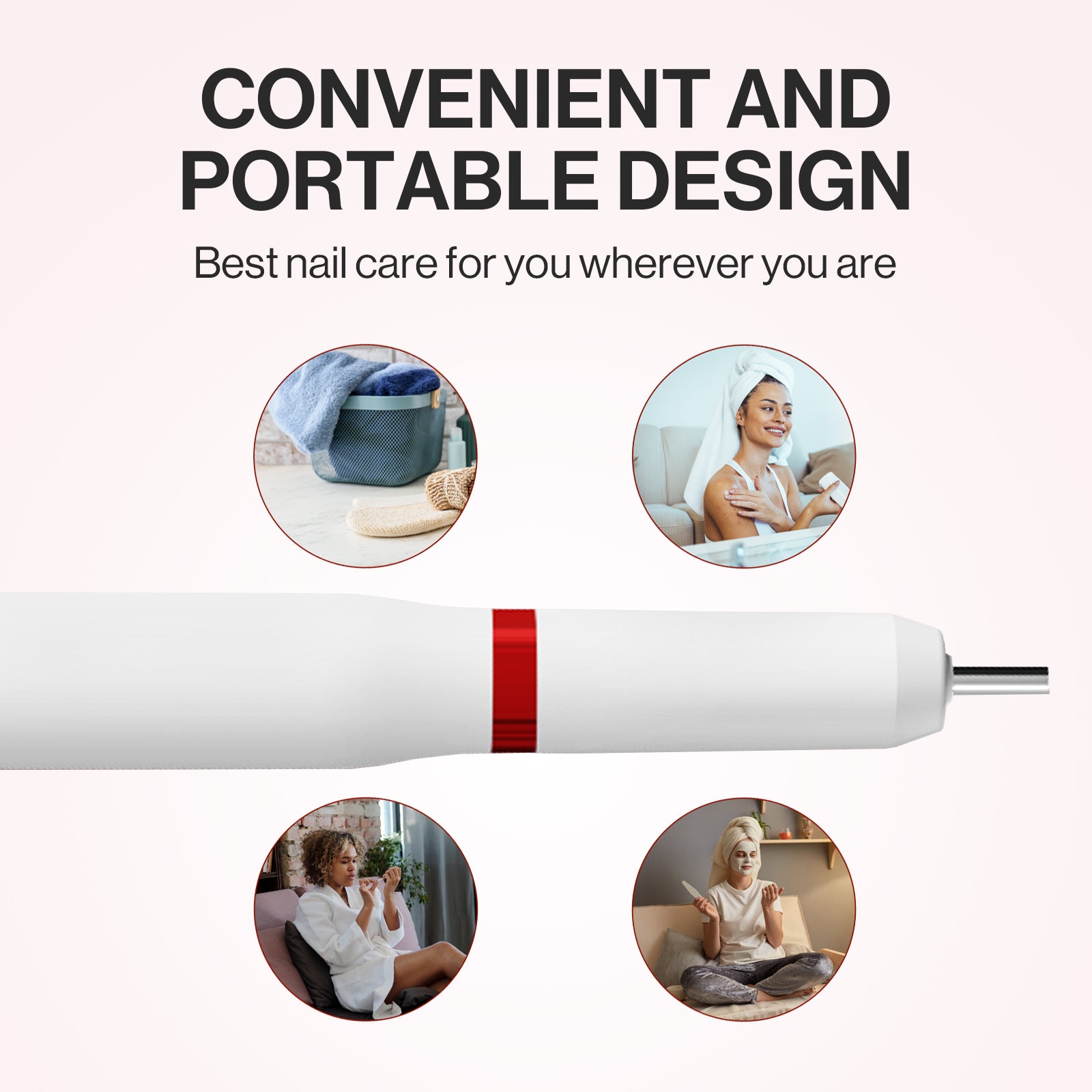 PC1(PM150E) Pen-Shaped Nail Drill 20,000RPM - 图片6