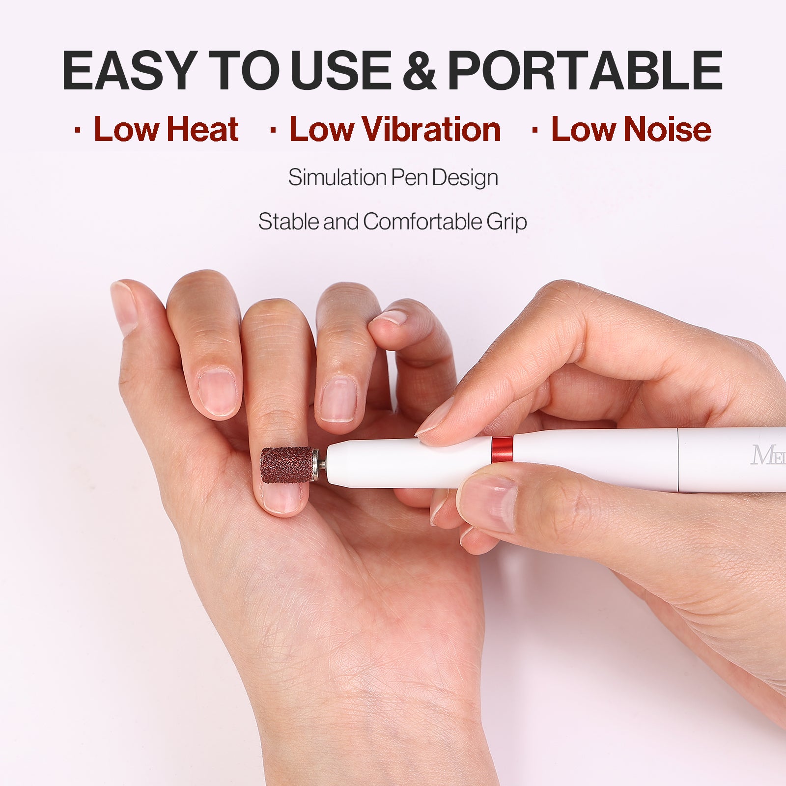 PC1(PM150E) Pen-Shaped Nail Drill 20,000RPM - 图片4