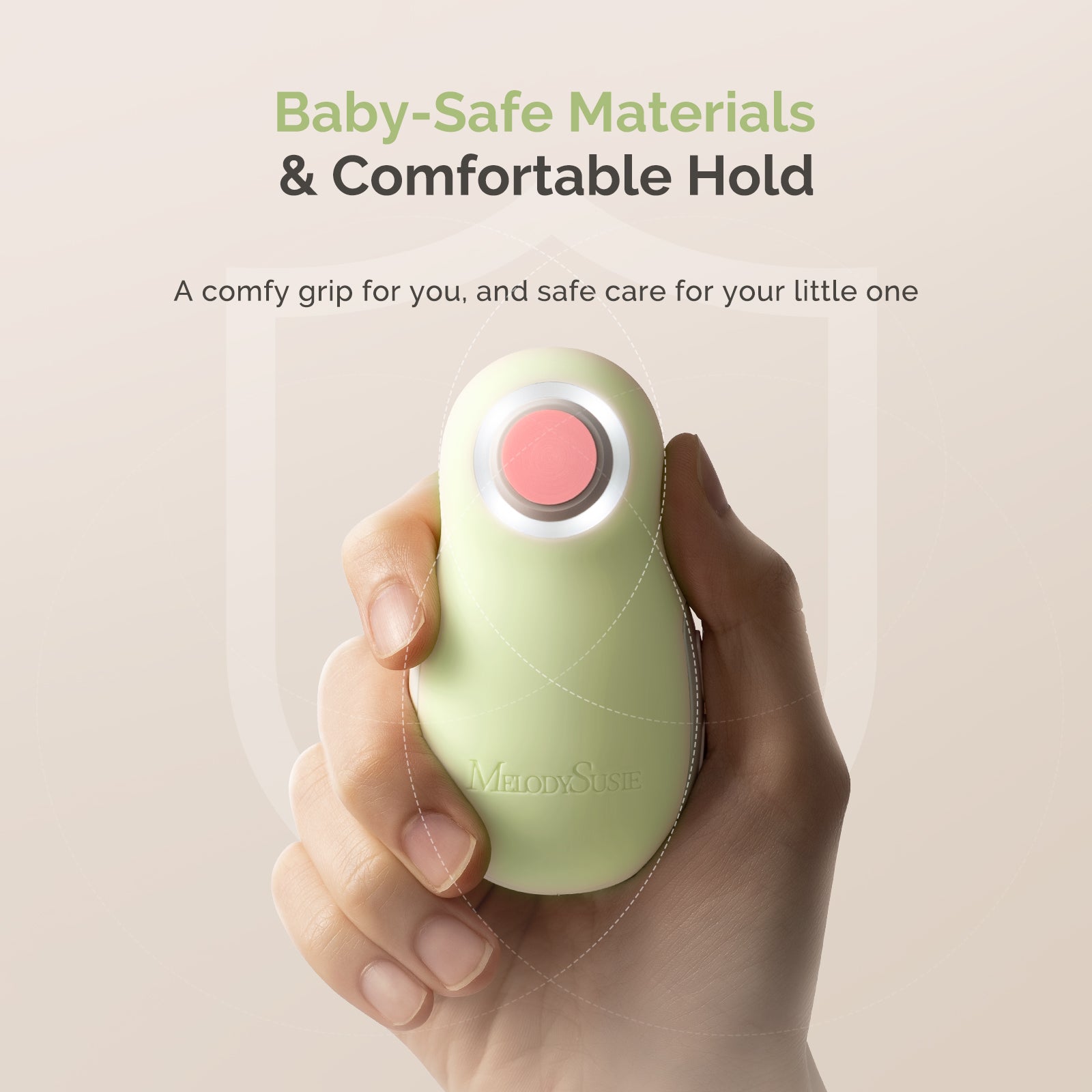 PC20F Rechargeable Baby Nail Trimmer - Green - 图片7