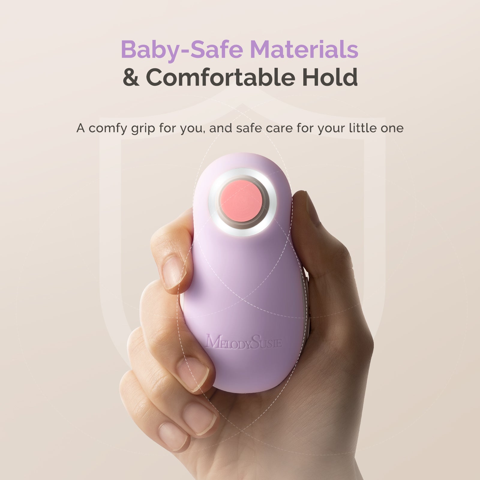 PC20F Rechargeable Baby Nail Trimmer - Purple - 图片7