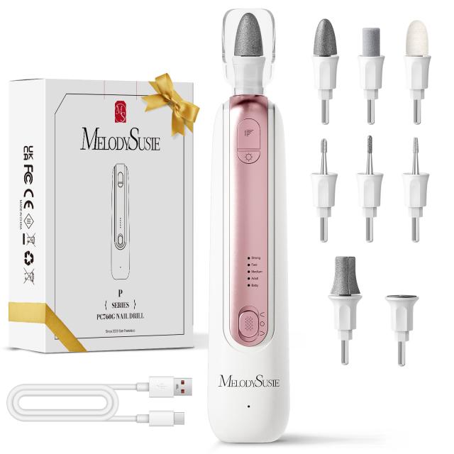 PC760G Manicure & Pedicure Nail Drill Kit 4,600RPM - Rose Gold