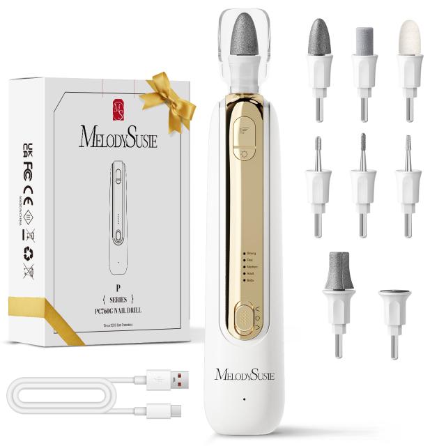 PC760G Manicure & Pedicure Nail Drill Kit 4,600RPM - Gold