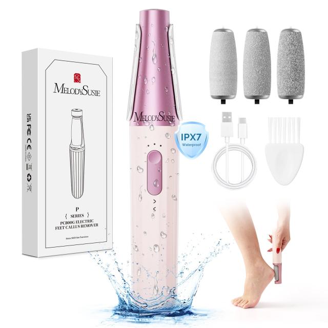 PC800G Rechargeable Feet Callus Remover - Pink Rose