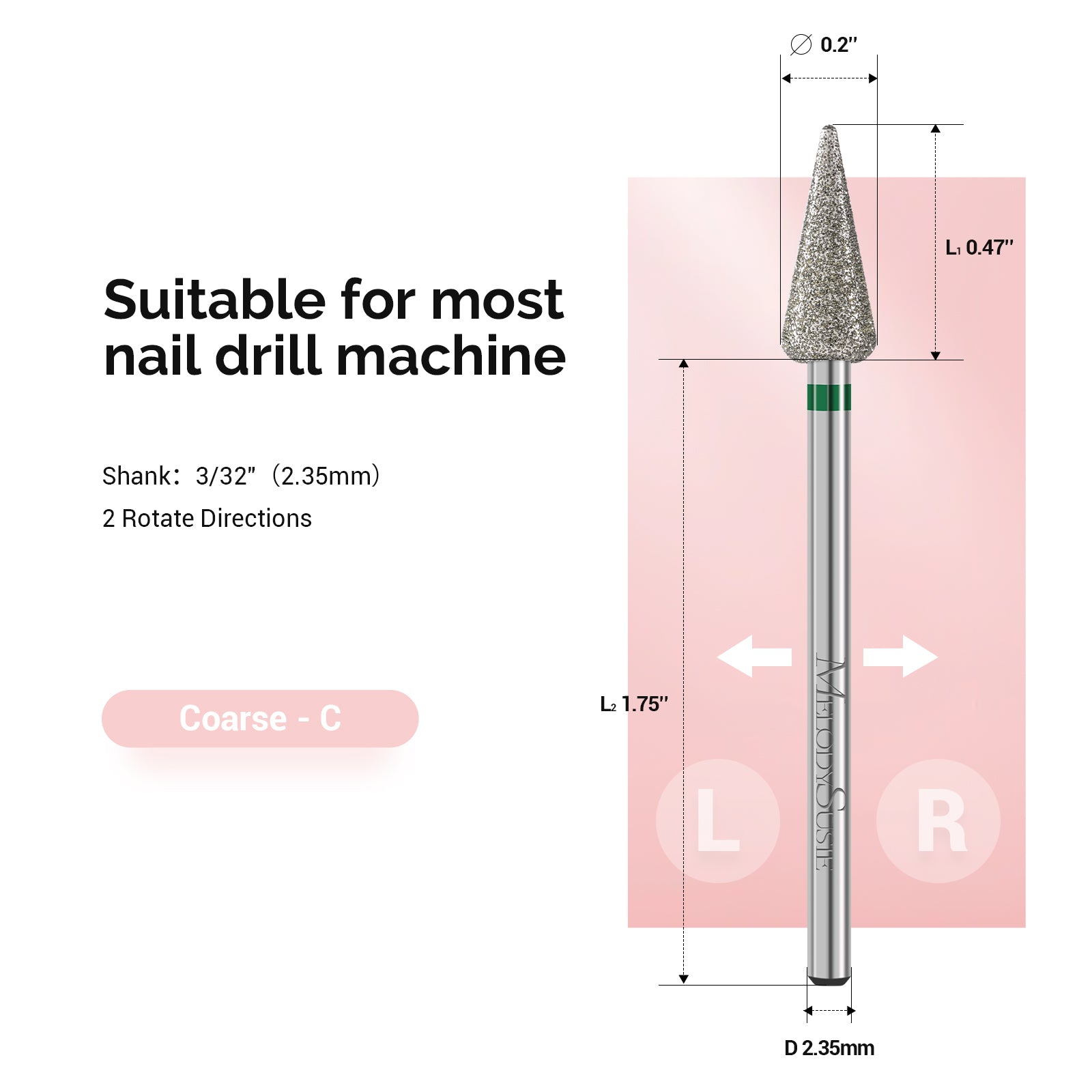Pedicure Carbide Tungsten Bit - 图片11