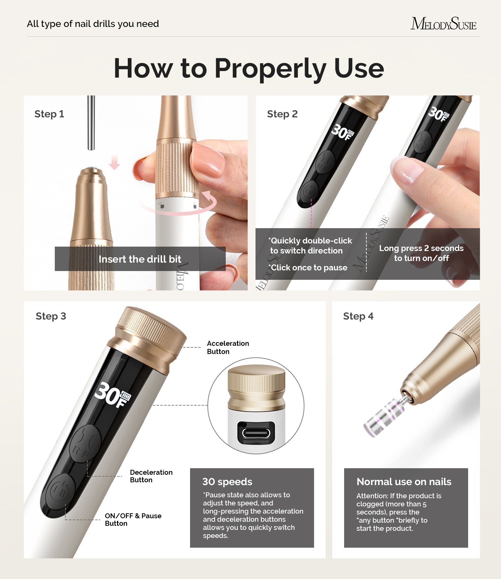 Pen Nail Drills Bundle - 图片8