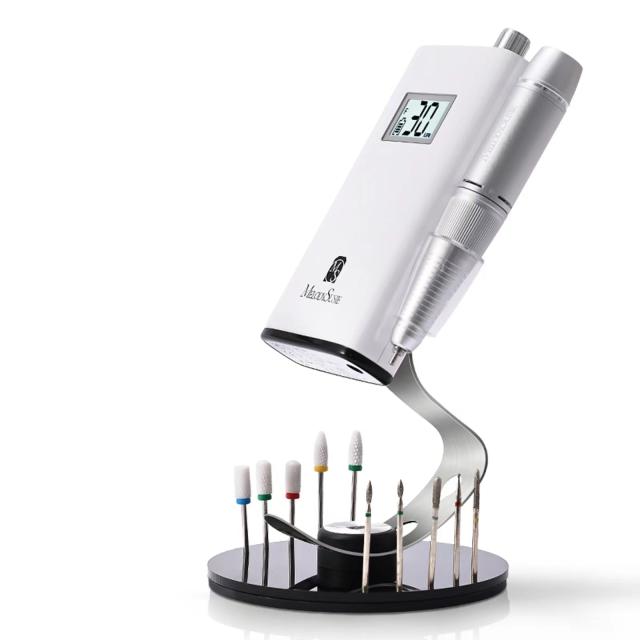 Pen Nail Drill Holder with 10 Holes Nail Drill Bits
